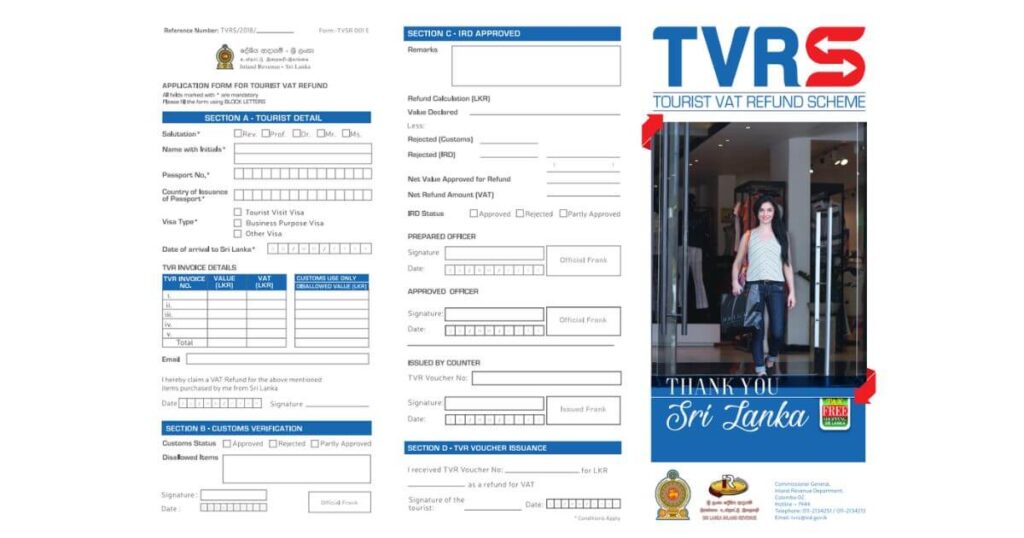 Tourist Vat Refund Scheme Sri Lanka-URA