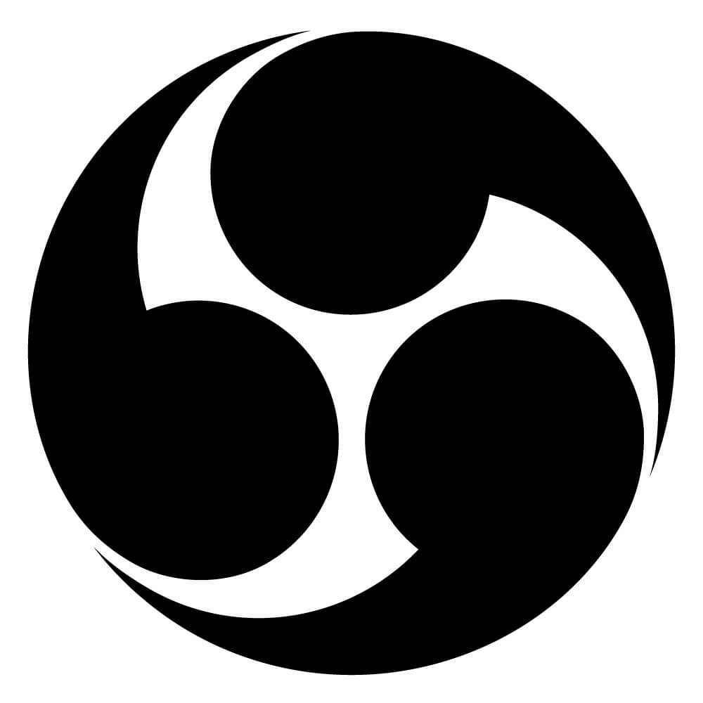 右三つ巴(みぎみつどもえ)